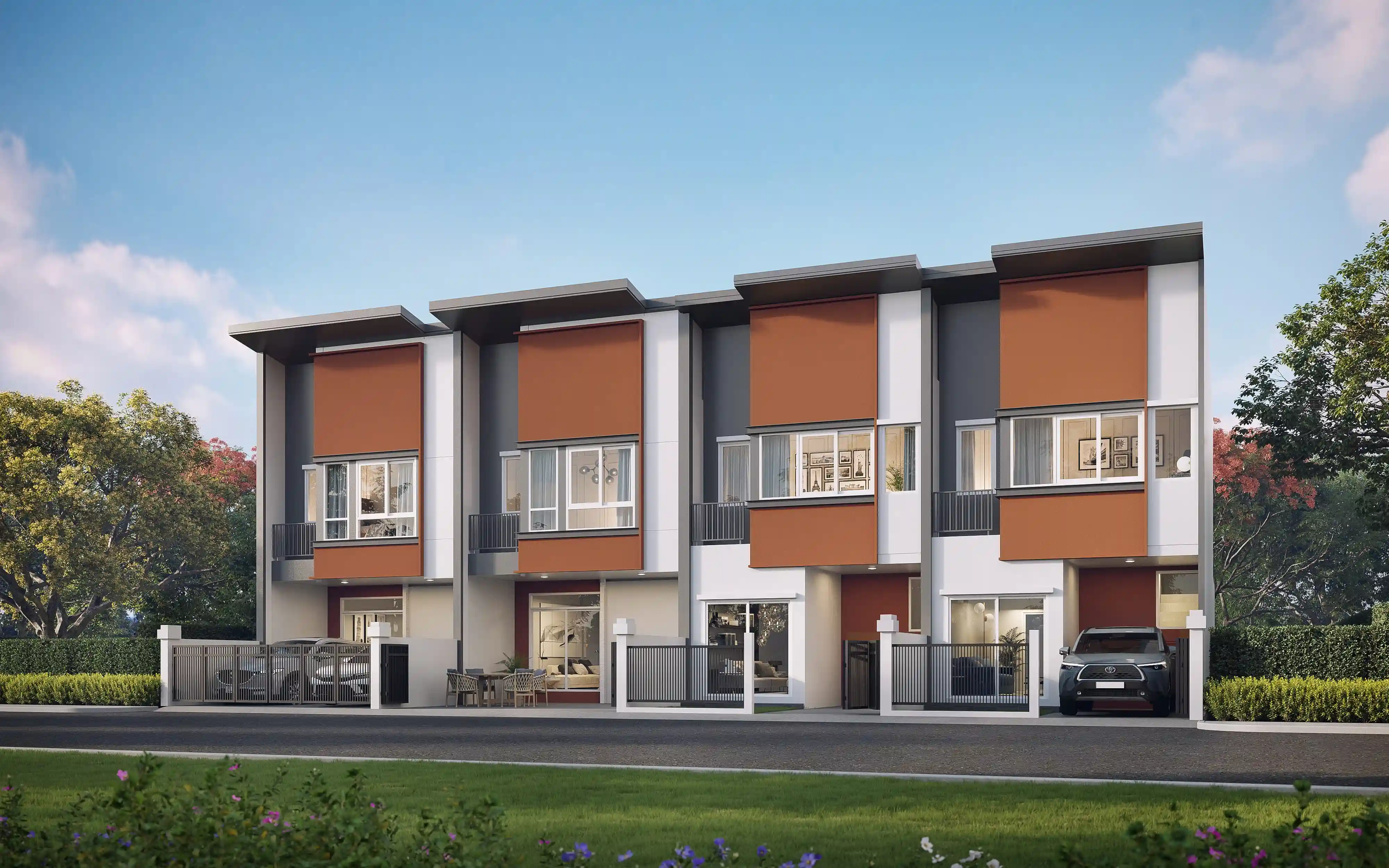 CHER ราชพฤกษ์ - พระราม 5 ทาวน์โฮมทำเลถนนนครอินทร์ มุ่งหน้าสู่วงเวียนพระราม 5 เชื่อมต่อใจกลางราชพฤกษ์ ราคา 3.6 - 5.5 ล้านบาท