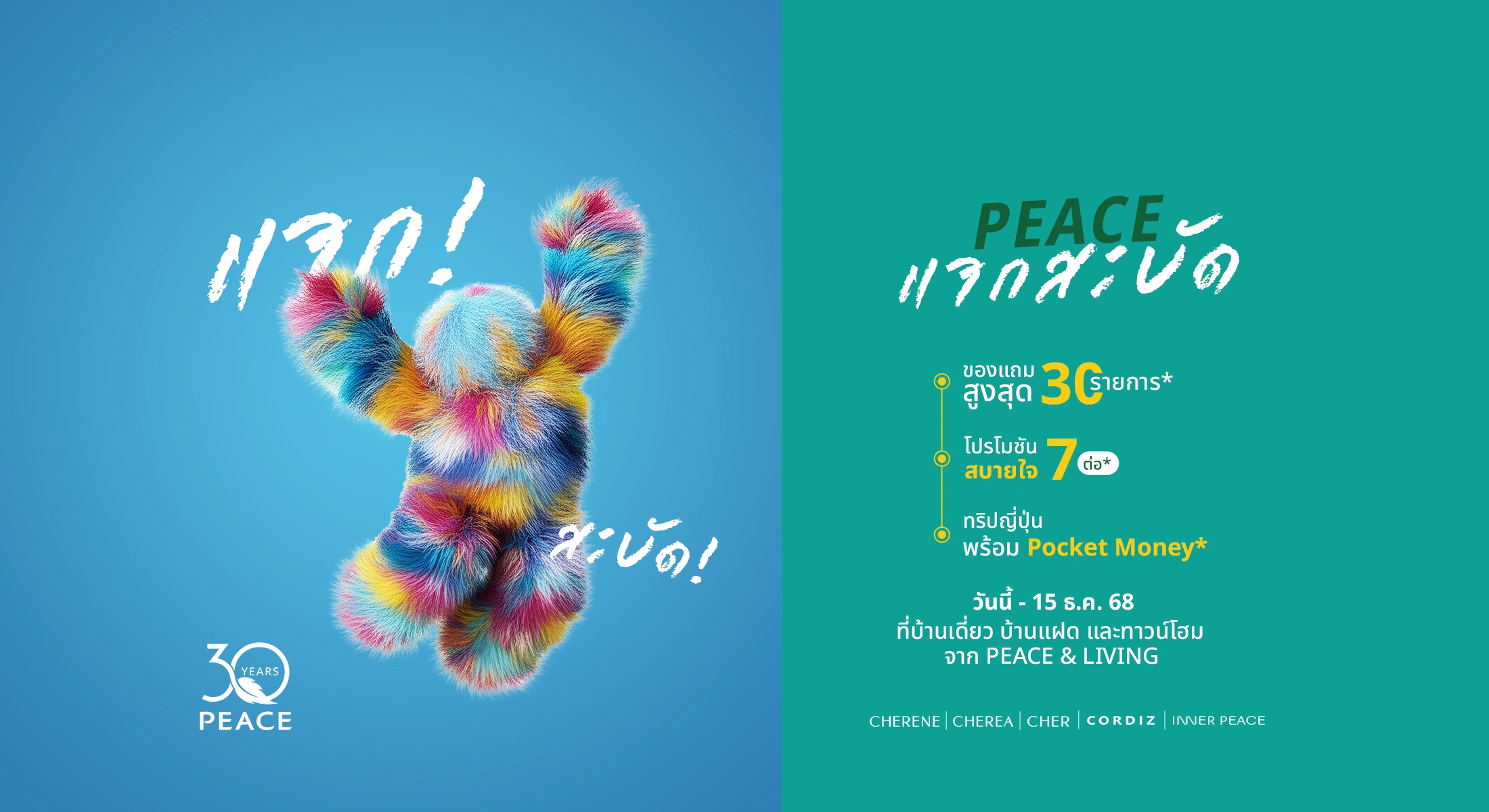 Banner Promotion | Peace & Living