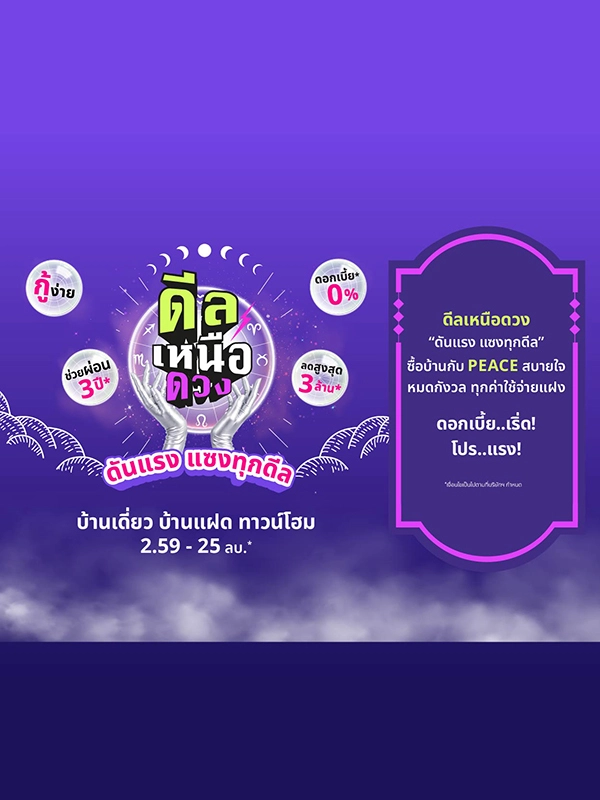 Banner Promotion | Peace & Living