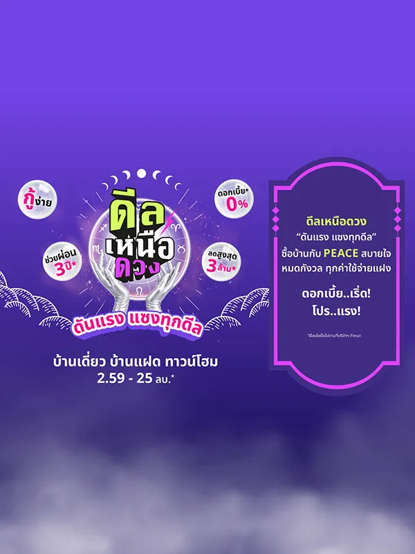 Banner Promotion | Peace & Living