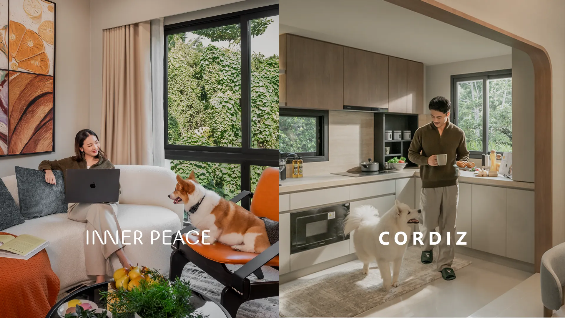 ทำงานจากบ้านในทาวน์โฮม บ้านแฝด INNER PEACE CORDIZ สัญญาณอินเทอร์เน็ตแรงทุกจุด